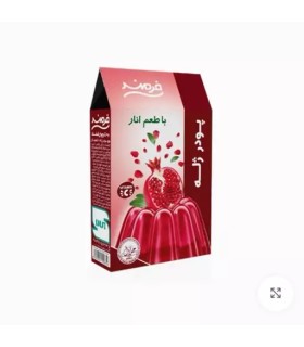 پودر ژله انار فرمند 100 گرم | طعم طبیعی و خوشمزه