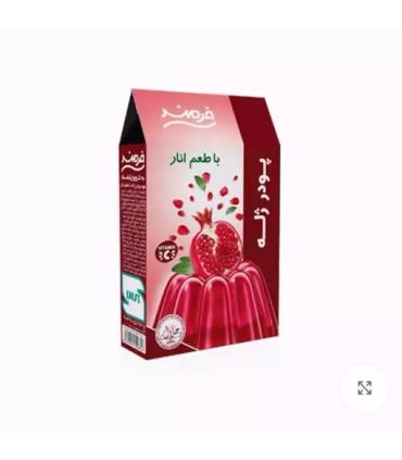 پودر ژله انار فرمند 100 گرم | طعم طبیعی و خوشمزه