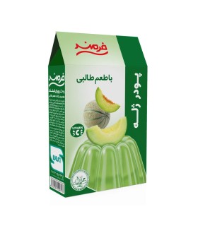 پودر ژله طالبی فرمند 100 گرم | طعم طبیعی، آماده‌سازی آسان