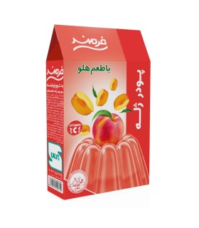 پودر ژله هلو فرمند 100 گرم | طعم شیرین و دلپذیر