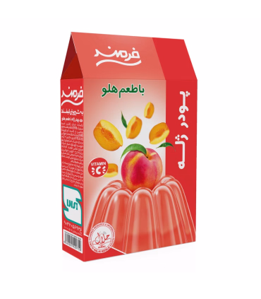 پودر ژله هلو فرمند 100 گرم | طعم شیرین و دلپذیر
