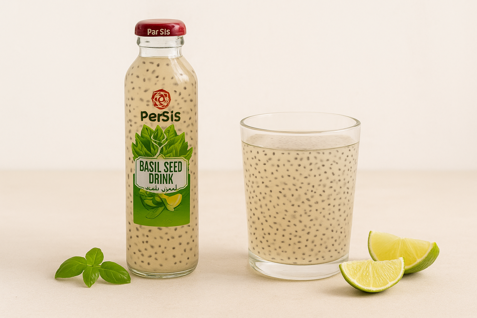 نوشیدنی آلوئه را با بذر ریحان پرسیس.png